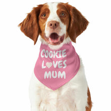 Load image into Gallery viewer, Personalised Name Dog Bandana