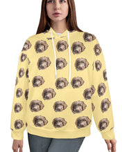 Load image into Gallery viewer, Dog Photo Personalised Hoodie Womens