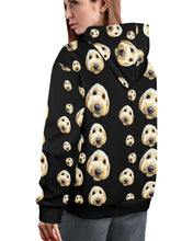 Load image into Gallery viewer, Dog Photo Personalised Hoodie Womens