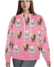 Load image into Gallery viewer, Dog Photo Personalised Hoodie Womens