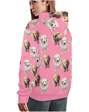 Load image into Gallery viewer, Dog Photo Personalised Hoodie Womens