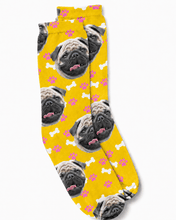 Load image into Gallery viewer, Doggieo Original Custom Dog Face Socks