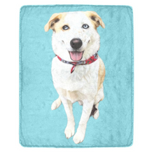 Load image into Gallery viewer, Your Dog Personalised Dog Photo Blanket