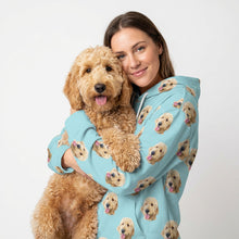 Load image into Gallery viewer, Dog Photo Personalised Hoodie Womens