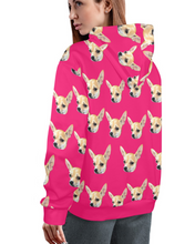 Load image into Gallery viewer, Dog Photo Personalised Hoodie Womens