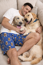 Load image into Gallery viewer, Men’s Personalised Dog Photo Short Pyjama Set