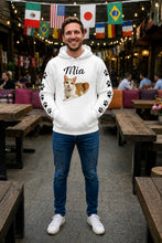 Load image into Gallery viewer, Personalised Pet Photo Hoodie – Cat Paw