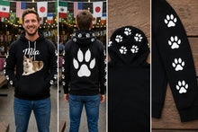 Load image into Gallery viewer, Personalised Pet Photo Hoodie – Cat Paw