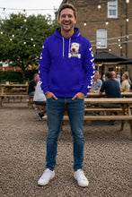 Load image into Gallery viewer, Personalised Dog Photo Hoodie with Paw Prints & Bones | Doggieo