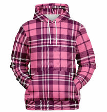 Load image into Gallery viewer, Matching Dog and Owner Hoodies - Pink Plaid