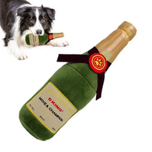 Load image into Gallery viewer, Champagne Plush Dog Toys