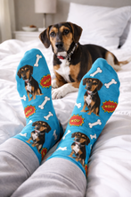 Load image into Gallery viewer, Your Dog Face Custom Socks: Doggieo Original