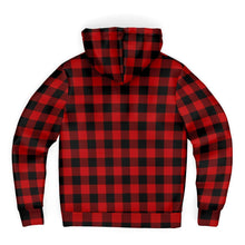 Load image into Gallery viewer, Matching Dog and Owner Zip Up Hoodie - Red Flanno