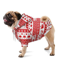 Load image into Gallery viewer, Ugly Christmas Dog Hoodie