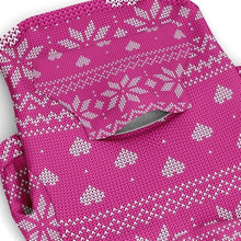 Load image into Gallery viewer, Ugly Christmas Sweater Dog Hoodie - Pink