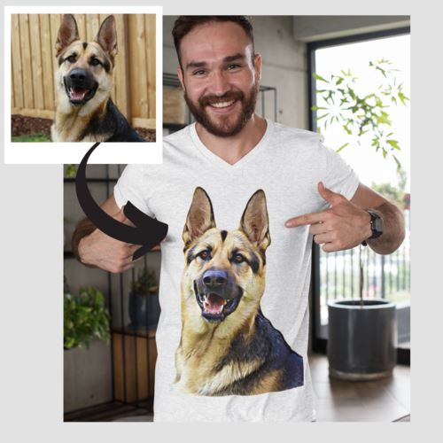 Custom Dog Photo TShirt