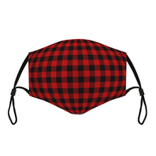 Load image into Gallery viewer, Custom face mask Australia Red Flannel