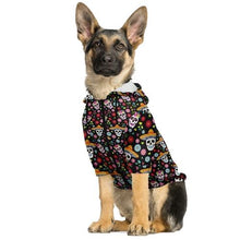 Load image into Gallery viewer, Day of the dead Dog Hoodie