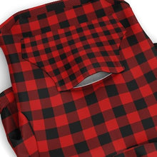 Load image into Gallery viewer, Dog Hoodie Red Flanno