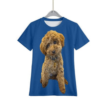 Load image into Gallery viewer, Kids Personalised Dog Photo T-Shirt