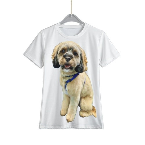 Kids Personalised Dog Photo T-Shirt