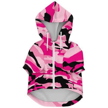 Load image into Gallery viewer, Dog Hoodie Pink Camo