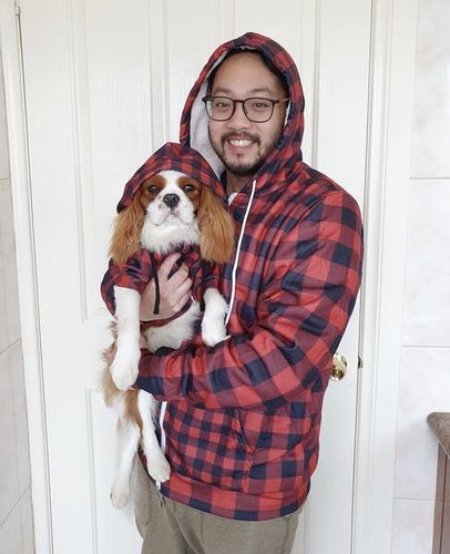 Dog and Owner Matching Hoodie Set