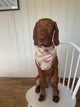 Load image into Gallery viewer, Matching Face Mask and Dog Bandana - Flamingo Power