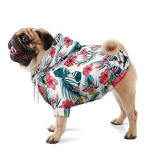 Load image into Gallery viewer, Hawaiian Print Dog Hoodie