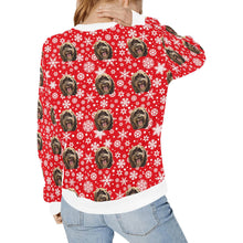 Load image into Gallery viewer, Ladies Your Dogs Face Ugly Christmas Sweater