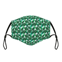 Load image into Gallery viewer, Matching Face Mask and Dog Bandana - Tropic Like It's Hot