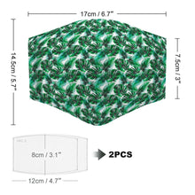 Load image into Gallery viewer, Matching Face Mask and Dog Bandana - Tropic Like It's Hot