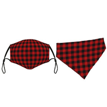 Load image into Gallery viewer, Matching Dog and Owner Face Mask Bandana
