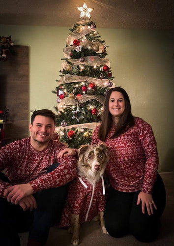 Matching Dog and Owner Christmas Sweater