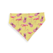 Load image into Gallery viewer, Matching Face Mask and Dog Bandana - Flamingo Power