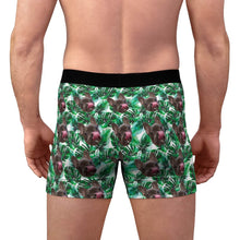 Load image into Gallery viewer, Personalised Dog Photo Boxer Shorts for Men - Tropic Like It's Hot!
