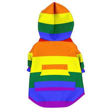 Load image into Gallery viewer, Rainbow Dog Hoodie