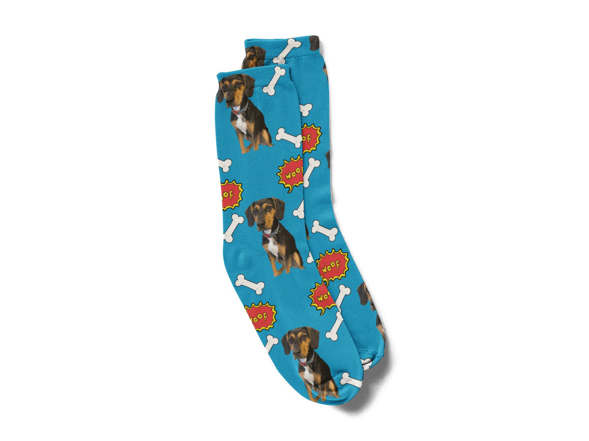 Your Dog Face Custom Socks Doggieo Original Doggieo.au