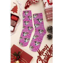Load image into Gallery viewer, socks with dog face