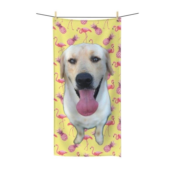 Personalized dog sale bath towels