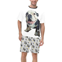Load image into Gallery viewer, Men’s Personalised Dog Photo Short Pyjama Set