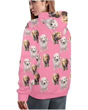 Load image into Gallery viewer, Dog Photo Personalised Hoodie Womens
