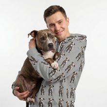 Load image into Gallery viewer, Dog Photo Personalised Hoodie Mens
