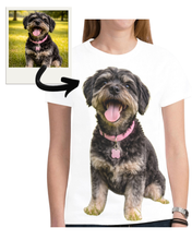 Load image into Gallery viewer, Ladies Dog Photo T-Shirt
