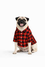 Load image into Gallery viewer, Matching Dog and Owner Shirt - Red Flannel
