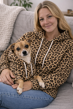 Load image into Gallery viewer, Matching Dog and Owner Hoodies: Leopard Print

