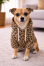 Load image into Gallery viewer, Matching Dog and Owner Hoodies: Leopard Print
