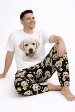 Load image into Gallery viewer, Mens Your Dog Custom Pyjama Pants and Shirt Set
