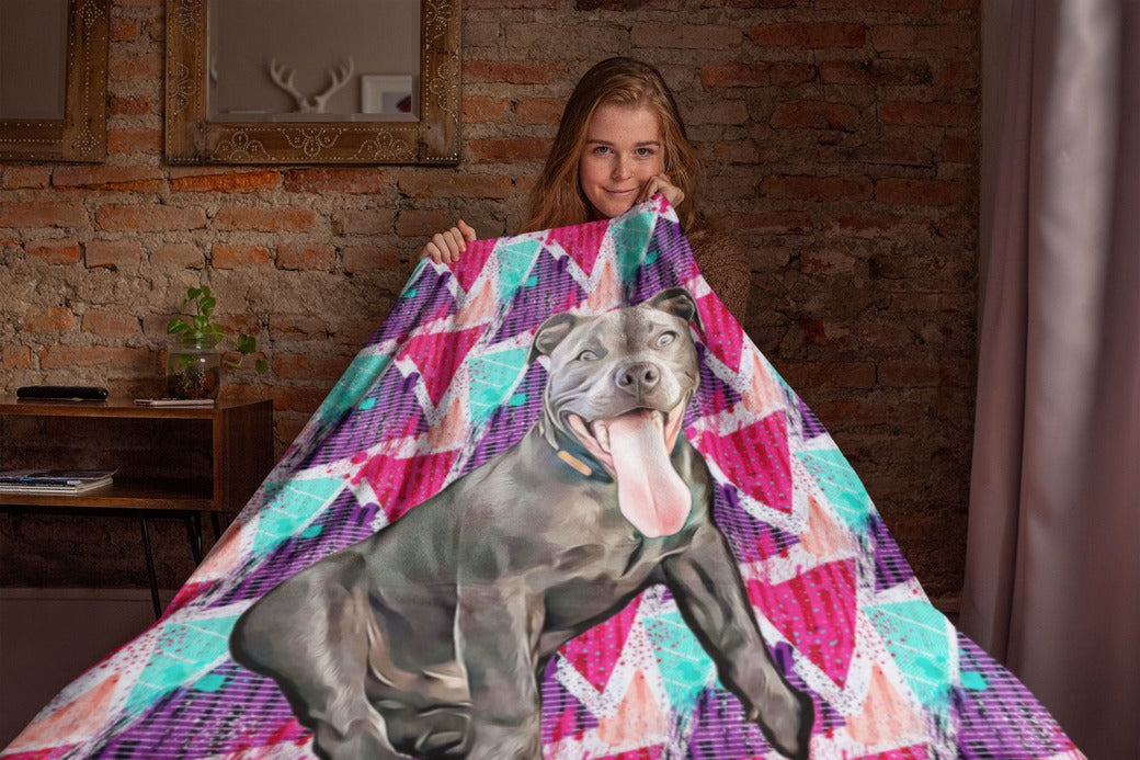 Your Dog Personalised Dog Photo Blanket