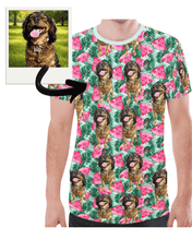 Load image into Gallery viewer, Mens Custom Dog Photo T-Shirt: Watermelon Sugar
